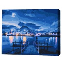 Картина по номерам Brushme Блики полярного сияния 40х50cm (BS52595FC)