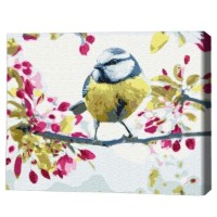 Картина по номерам Brushme Весенняя синичка 30x40cm (RBS51439FC)