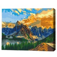 Картина по номерам Brushme Горный пейзаж 30x40cm (RBS27152FC)