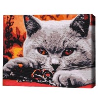 Картина по номерам Brushme Домашний хищник 30x40cm (RBS32800FC)