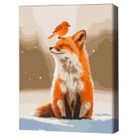 Картина по номерам Brushme Друзья зимы 40x50cm (BS54489)