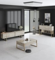 Living Trendy Luxe Travertin/Gold GTR006323