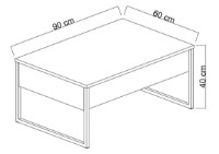 Living Trendy Luxe Walnut/Gold GTR006326 imaginea #3 — magazin online Desire.md