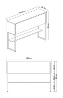 Living Trendy Luxe White/Gold GTR006327 imaginea #4 — magazin online Desire.md