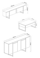 Living Trendy Luxe White/Gold GTR006327 imaginea #5 — magazin online Desire.md