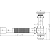 Sifon pentru lavoar Ani Plast BM1016EU imaginea #3 — magazin online Desire.md