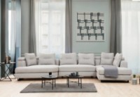 Угловой диван Trendy Padova Light Grey 385x200x70cm GTR003672