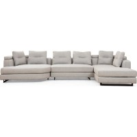 Угловой диван Trendy Padova Light Grey 385x200x70cm GTR003672 фото №6 — интернет-магазин Desire.md