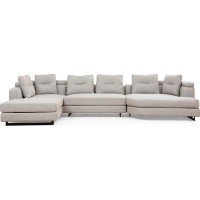Угловой диван Trendy Padova Light Grey L 385x200x70cm GTR003502 фото №6 — интернет-магазин Desire.md