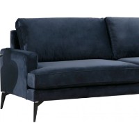Угловой диван Trendy Papira L3+Chl Navy Blue R 283x180x88cm GTR003542 фото №2 — интернет-магазин Desire.md