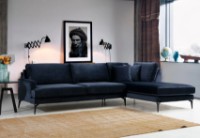 Угловой диван Trendy Papira L3+Chl Navy Blue R 283x180x88cm GTR003542 фото №6 — интернет-магазин Desire.md