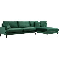 Canapea de colț Trendy Papira L3+CHL R Green 283x180x88cm GTR003612 imaginea #3 — magazin online Desire.md