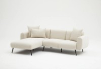 Canapea de colț Trendy Partea Cream L 252x158x77cm GTR003513 imaginea #2 — magazin online Desire.md