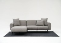 Canapea de colț Trendy Partea Light Grey L 252x158x77cm GTR003514 imaginea #2 — magazin online Desire.md