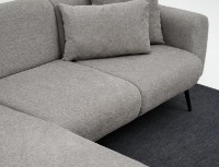 Canapea de colț Trendy Partea Light Grey L 252x158x77cm GTR003514 imaginea #4 — magazin online Desire.md