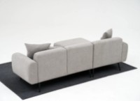 Canapea de colț Trendy Partea Light Grey L 252x158x77cm GTR003514 imaginea #7 — magazin online Desire.md