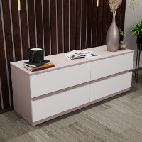 Comodă Bayro Harmony 1500x560x450 Grey Stone/White (608273) imaginea #2 — magazin online Desire.md