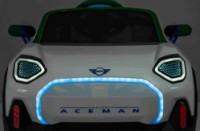 Mașinuța electrica Jiajia Mini Cooper White (JE1688) imaginea #4 — magazin online Desire.md