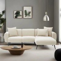 Canapea de colț Trendy Partea Cream R 252x158x77cm GTR003587