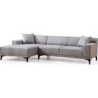 Canapea de colț Trendy Petra Light Grey L 250x145x69cm GTR003453 imaginea #3 — magazin online Desire.md