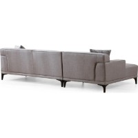 Canapea de colț Trendy Petra Light Grey L 250x145x69cm GTR003453 imaginea #5 — magazin online Desire.md