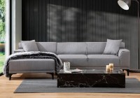 Canapea de colț Trendy Petra Light Grey L 250x145x69cm GTR003453 imaginea #1 — magazin online Desire.md