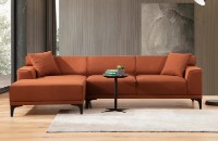 Угловой диван Trendy Petra Orange L 250x145x69cm GTR003454 фото №1 — интернет-магазин Desire.md