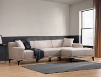 Canapea de colț Trendy Petra White R 250x145x69cm GTR003533 imaginea #2 — magazin online Desire.md