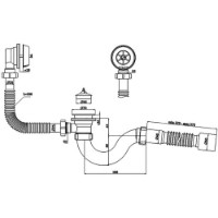 Sifon pentru cada Ani Plast С6155 imaginea #2 — magazin online Desire.md