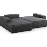 Canapea de colț Trendy Pirlo Dark Grey L 260x170x78cm GTR003335 imaginea #5 — magazin online Desire.md