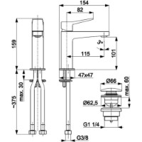 Baterie lavoar Armatura Malaga (123994) imaginea #2 — magazin online Desire.md
