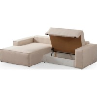 Угловой диван Trendy Pirlo Ecru L 260x170x78cm GTR003336 фото №7 — интернет-магазин Desire.md