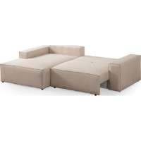 Угловой диван Trendy Pirlo Ecru L 260x170x78cm GTR003336 фото №8 — интернет-магазин Desire.md