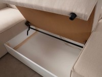 Угловой диван Trendy Pirlo Ecru L 260x170x78cm GTR003336 фото №3 — интернет-магазин Desire.md