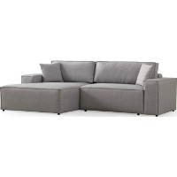 Угловой диван Trendy Pirlo Light Grey L 260x170x78cm GTR003337 фото №5 — интернет-магазин Desire.md