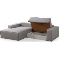 Угловой диван Trendy Pirlo Light Grey L 260x170x78cm GTR003337 фото №6 — интернет-магазин Desire.md