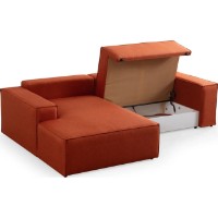 Угловой диван Trendy Pirlo Orange L 260x170x78cm GTR003338 фото №3 — интернет-магазин Desire.md