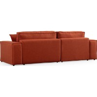 Угловой диван Trendy Pirlo Orange L 260x170x78cm GTR003338 фото №4 — интернет-магазин Desire.md