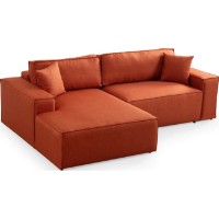 Угловой диван Trendy Pirlo Orange L 260x170x78cm GTR003338 фото №5 — интернет-магазин Desire.md