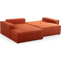 Угловой диван Trendy Pirlo Orange L 260x170x78cm GTR003338 фото №6 — интернет-магазин Desire.md