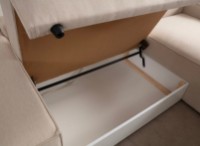 Canapea de colț Trendy Pirlo Ecru R 260x170x78cm GTR003390 imaginea #2 — magazin online Desire.md