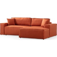 Canapea de colț Trendy Pirlo Orange R 260x170x78cm GTR003392 imaginea #5 — magazin online Desire.md
