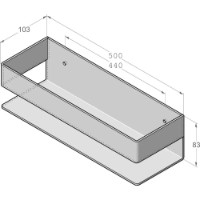 Полка Daske Skandi Max Black фото №2 — интернет-магазин Desire.md