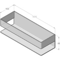 Полка Daske Skandi Max Adhesive Black фото №2 — интернет-магазин Desire.md