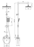 Душевой набор Deante NUT 04XM фото №3 — интернет-магазин Desire.md