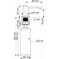 Dozator detergent lichid Elefant E-01(341) imaginea #2 — magazin online Desire.md