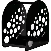 Suport pentru depozitat lemne Art Flame Bubble Black