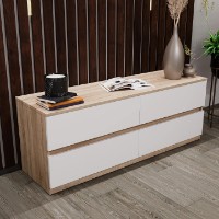 Comodă Bayro Harmony 1500x560x450 Oak Sonoma/White (608274) imaginea #2 — magazin online Desire.md