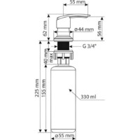 Dozator detergent lichid Elefant E-02(331) imaginea #2 — magazin online Desire.md