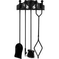 Accesorii pentru seminee și sobe Art Flame Wall Fire Black